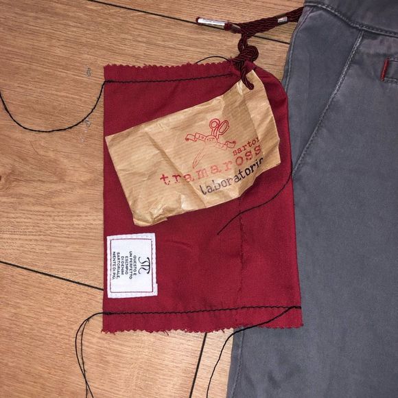 Tramarossa Laboratorio NWT Gray Straight-Legged Sartoria Jeans, Size 32, MP $355 - Picture 5 of 11